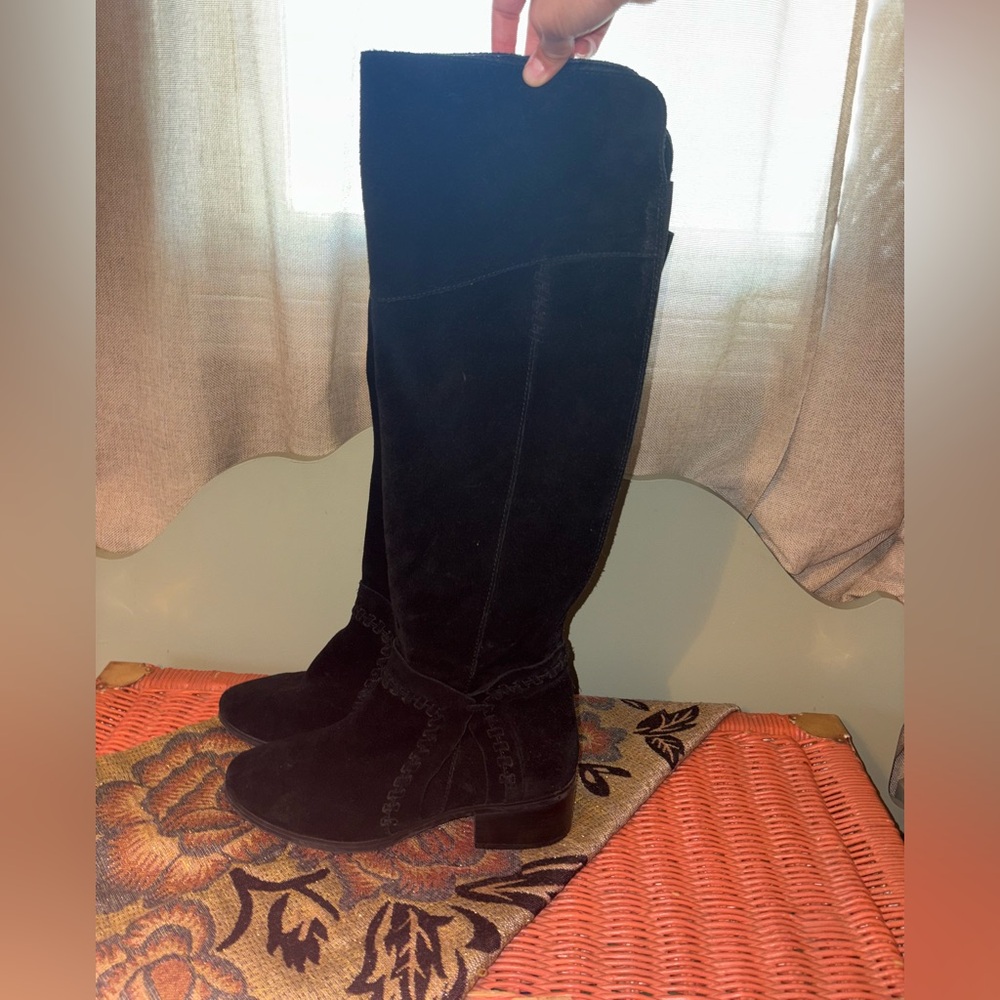 Vince Camuto Black Knee-High Women's Boots